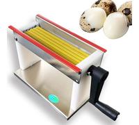 Manual Quail Egg Sheller Machine, Hand Crank Quail Egg Sheller Machine, With 6 Food-Grade Tubing, High-Efficiency Stainless Steel Shell Remover, for Home and Business Use