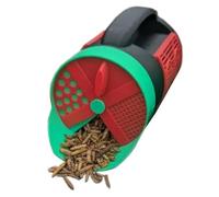 Manual Seed Distributor, Compact Lawn Tool, Precise Handheld Fertilizer Spreader with Ergonomic Grip, Winter Deicing Accessory, Salt Spreading Device with Controlled Flow, Gardening Equipment for Home