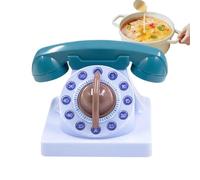 Manual Timer - Telephone Style Mechanical Countdown Clock for Time Tracking | ABS Flexible Cute Desk Decor with Loud Ring Alarm, Twist Setting Kitchen Gadget for School Office Baking Sports