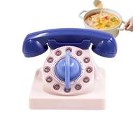 Manual Timer - Telephone Style Mechanical Countdown Clock for Time Tracking | ABS Flexible Cute Desk Decor with Loud Ring Alarm, Twist Setting Kitchen Gadget for School Office Baking Sports