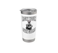 Manual Transmission Row Your Own Gears Stick Shift Gobelet isotherme en acier inoxydable double paroi