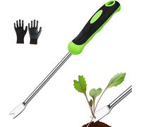 Manual Weeding Root Fork Weed Remover Manual Root Puller Weeding Tool Manual Weeding Tool for Digging Weeding Loosening Soil Dandelion Extractor for Dandelion Dandelion Dripping (A)