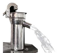 Manual Well Pressure Pump - Stainless Steel Suction and Water Flow Enhancer for Garden and Home Use