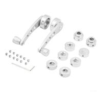 Manual Window Crank Handle 2-Pack Aluminum Alloy(Silver)