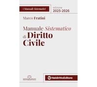 Manuale sistematico di diritto civile 2025-2026