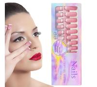 Manucure à presser pour la maison, blanc French Tip Press Ongles | Produits de beauté français, accessoires de maquillage pour mariage, fête, rendez-vous, réunion, maison