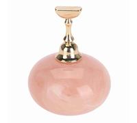 Manucure Afficher la pratique du support de support Nail Art Golden Practice Training Set DIY Home Salon Salon Magnétique en alliage (Rose + 1 base d'or)