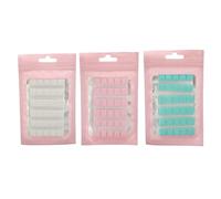 Manucure Clay Adhesive réutilisable amovible Nail Art Stand Clay for False Nail Tips Afficher Pratique 3 couleurs