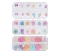 Manucure de fleurs d'ongles séchées, accessoires de décoration d'art d'ongle à faire soi-même, 36 couleurs de vraies fleurs pour ongles, plantes séchées à cinq pétales en dentelle