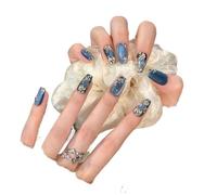 Manucure de tempérament, nouvelles explosions faites à la main portant des ongles personnalisés.(Medium -T,L)