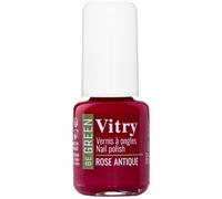 Manucure éclatante et respectueuse - VITRY Vernis Be Green Rose Antique, 6mL, formule vegan, made in France - Lot de 3