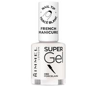 Rimmel Super Gel Step 1 vernis french manucure teinte 090 Porcelain 12 ml