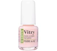 Manucure respectueuse et longue tenue avec VITRY Vernis Be Green Poudre de Riz, formule vegan 81% biosourcé, 6mL - Lot de 3