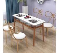 Manucure Table Station Fonctionnel Élégant, Art Moderne Salon De Beauté Spa en Bois avec Étagère Ouverte Et Chaise Professionnel Nail Tech TravailPour La Maison Et La Boutique