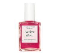 Manucurist Active Glow Blueberry Vernis à Ongles Soin Nourissant | Vernis à Ongles Bio-Sourcé Amande Douce et Myrtille Nourrissant & Brillant Vernis Transparent Effet Gloss Rosé Vernis Rosé
