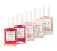 MANUCURIST Coffret 5 Soins Rainbow Active, Contient 5 Vernis a Ongle : Raspberry, Shine, Smooth, Blueberry, Bright Vernis Durcisseur Ongle - Coffret Cadeau Femme Noel - Idee Cadeau Femme