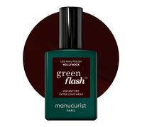 MANUCURIST GREEN FLASH LED GEL POLON VEGAN VEGAN 12 POLIGE DE GEL base de plantes (55%) Fabriqu en France 0,5 fl oz (Hollyhock)