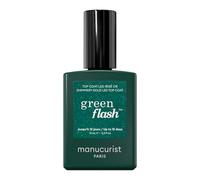 Manucurist Green Flash Top Coat Pailleté Or Vernis Semi Permanent