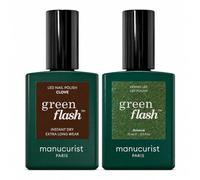 Manucurist Green Flash Vernis LED Semi Permanent Set de 2 couleurs - Groove & Clove
