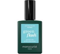 Vernis semi permanent Manucuriste Flash Vert Riviera 15 ml - Couleur Riviera - Gel UV pour ongles