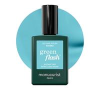 Manucurist Green Flash Vernis Semi Permanent Bleu Turquoise Riviera