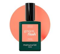 Manucurist Green Flash Vernis Semi Permanent Orange Clair Néon Tangerine