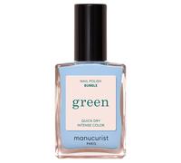 Manucurist Green Vernis à Ongles Bleu Pastel Bubble - Vernis à Ongles Classique 9-Free, Vegan et Bio Sourcé - Effet Manucure Professionnelle - Nail Polish - 15ml