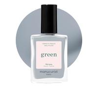 Manucurist Green Vernis à Ongles Gris Bleu Mist Grey - Classique - Effet Manucure Professionnelle - Nail Polish Ongle - Vegan & Made in France - 15ml