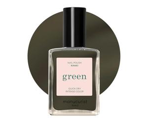 Manucurist Green Vernis à Ongles Kaki - Classique - Effet Manucure professionnelle - Vernis Kaki Manucurist - Nail Polish Ongle - 15ml