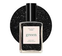 Manucurist Green Vernis à Ongles Noir Pailleté Sparks - Classique - Effet Manucure Professionnelle - Nail Polish Ongle - 15ml