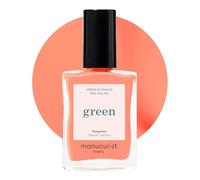 Manucurist Green Vernis à Ongles Orange Clair Néon Tangerine | Vernis à Ongles Classique Effet Manucure Professionnelle Longue Tenue Couleur Intense 9-Free Vegan Fabriqué en France 15 ml