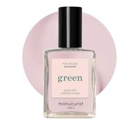 Manucurist Green Vernis à Ongles Rose Pale Blossom | Vernis à Ongles Classique Effet Manucure Professionnelle Longue Tenue Couleur Intense 9-Free Vegan Fabriqué en France 15 ml