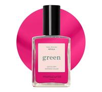Manucurist Green Vernis à Ongles Rose Profond Pétula | Vernis à Ongles Classique Effet Manucure Professionnelle Longue Tenue Couleur Intense 9-Free Vegan Fabriqué en France 15 ml
