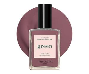 Manucurist Green Vernis à Ongles Rose Taupe Mountbatten - Classique - Effet Manucure Professionnelle - Nail Polish Ongle - Vegan & Made in France - 15ml