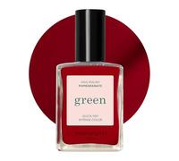 Manucurist Green Vernis à Ongles Rouge Grenade Pomegranate | Vernis à ongles Classique Effet Manucure Professionnelle Longue tenue Couleur intense 9-Free Vegan Fabriqué en France 15 ml