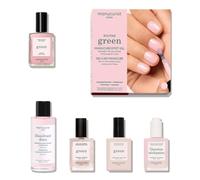 Manucurist Kit Vernis à Ongles Green™ Hortencia - 5 Essentiels Manucure | Kit Manucure Professionnel Vegan : 1 Dissolvant, 1 Base Coat, 1 Vernis à Ongles Hortencia, 1 Top Coat, Gouttes Séchantes