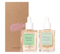 Manucurist Soin Duo - Huile Verte Nourrissante & Serum Complet Ongles & Cuticule - Kit Manucure Ongle - Huile Cuticule Ongles