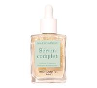 Manucurist Soin Sérum Complet Hydrate et Régénère les Ongles et Cuticules | Soin Ongles Abimes - Texture Gel non gras - Bio-Sourcé à 86,5% - Made in France - 15ml