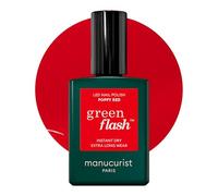 MANUCURIST GREEN Flash Vernis à ongles semi permanent rouge Poppy Red 15 ml