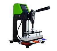 Manuel 10 In1 Calculateur Calcul de chaleur Press for le transfert Logo personnalisé sur stylo en plastique Stamping à chaud la taille DIA 10-1 1mm Équipements de soudage robustes(Groen)