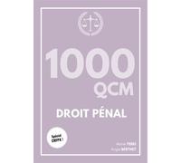 Manuel 1000 QCM Droit pénal, CRFPA - Marie Terki - Lib De Droit - broché - Scolaire / Universitaire