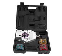 Manuel AC Kit de sertisseur de tuyau de climatisation portable Outil de sertissage avec meurt en alliage d'aluminium Outil de réparation automobile pour les mécaniciens et les