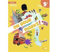 Manuel Anglais 5e On your marks! Manuel élève - Pascal Bouvet - Belin Éducation - broché - Scolaire / Universitaire