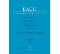 Manuel Bär Johannes-Passion "O Mensch, bewein" BWV 245.2 (Fassung I (Poche)
