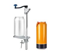 Manuel Commercial Caneur Aveux en acier inoxydable, ouvre-table banc robuste pour les grandes canettes, durable et réglable pour les restaurants et les hôtels argent 48cm/18.5in