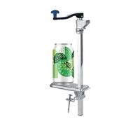 Manuel commercial de la boîte de canne à ouverte de hauteur réglable à hauteur top outil pour les grandes canettes dans les restaurants et bars argent 48cm/18.5in