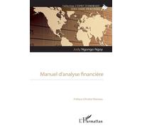 Manuel d’analyse financière - Jody Ngongo Ngoy - L'harmattan - broché - Manuel