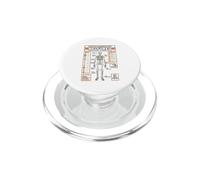 Manuel d'assemblage Amusant d'halloween Anatomie Biologie Graphique PopSockets PopGrip pour MagSafe
