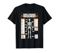 Manuel d'assemblage Amusant d'halloween Anatomie Biologie Graphique T-Shirt Graphique avec Valeur