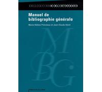 Manuel de bibliographie générale